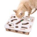 Cat Toy Felt Puzzle 30 x 30 x 7.5 cm Interactive Play Mat with Ball for Mental Stimulation 2