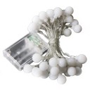 Catena luminosa LED con palline 3