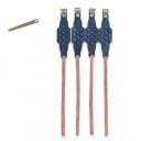 Catene da neve antiscivolo 4 pz Universali per pneumatici di larghezza 16,5–24,5 cm TPU con punte in acciaio Per ghiaccio neve e fango 3
