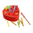 Caterpillar Catching Game in Fruit 1