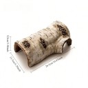 Caverne pour reptiles imitation bouleau 26,5 x 13,7 x 8,8 cm Abri pour geckos, tortues, serpents et autres reptiles terrariums 2
