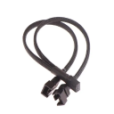 Cavo di alimentazione a Y per ventole PC 26 cm 4 pin maschio a 2 femmine Adattatore per raffreddamento computer Hub di cavi 2