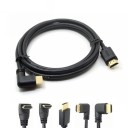 Cavo di collegamento HDMI 2.0 angolato M/M 1