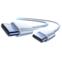 Cavo di ricarica rapida 60W 6A USB C e Tipo C duale 1,5 m compatibilità con ricarica PD e trasferimento dati USB-C 4