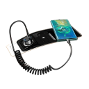 Cavo di ricarica rapida per auto 66W USB C a USB C 1,5 m cavo telescopico a molla 5A Tipo C cavo dati retrattile per dispositivi Android 3