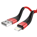 Cavo di ricarica rapida USB A a Lightning 2 m 3A per iPhone QC 2.0 3.0 4.0 cavo dati lungo per la ricarica di dispositivi Apple smartphone 1