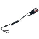 Cavo di sicurezza per surfboard e paddleboard elastico a spirale 130 cm con manichetta in velcro e sistema di sicurezza contro la perdita della tavola per SUP e surf 3
