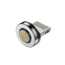 Cavo magnetico rotante USB A per iOS iPhone Lightning 1 m con spina magnetica 3A cavo dati velocità di trasferimento 480 Mbps 8