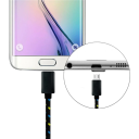 Cavo Micro USB in nylon per ricarica rapida e USB A 1 m per ricarica e sincronizzazione dati 2,4A cavo di ricarica intrecciato resistente 11