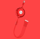 Cavo USB avvolgibile 3in1 K637 3