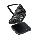 Cavo USB C 4v1 Ricarica Veloce 29 cm 60W con Connettori USB A + Micro USB + Lightning e Slot per Schede Accessorio da Viaggio 2