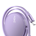 Cavo USB C a USB C 240W 6A PD con ricarica rapida e dati per telefoni, tablet e laptop 4