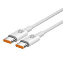 Cavo USB-C duale 2 m Tipo C a Tipo C cavo di ricarica rapida 120W 10A PD trasferimento dati ad alta velocità accessorio per telefono e laptop 1