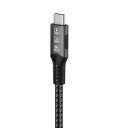 Cavo USB C duale di ricarica rapida 240 W 50 cm con connettore a 90° cavo dati corto PD 3.1 48V 5A per ricarica e trasferimento dati notebook 5