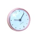 Ceas analogic mic cu carcasă rotundă din plastic și capac transparent Cadran alb clar Dimensiuni 7,2 x 4 cm Alimentare 1x baterie AAA 3