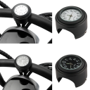 Ceas de motocicletă impermeabil cu cadran Accesorii ghidon 22-25 mm Ceas de motocicletă cu baterie Cheie și amortizor incluse 4