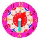 Ceas din lemn Montessori, jucărie educativă de 14 cm pentru copii, timp de învățare distractiv, ajutor didactic, jucărie inteligentă din lemn pentru școlari și grădinițe 1