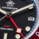 Ceasuri bărbaști GMT cu dată Rezistente la apă 200 m Indici luminoși BGW9 Carcasă 39 mm Oțel inoxidabil 316L Sticlă minerală Pentru înot 2