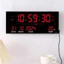 Ceasuri de perete digitale cu alarmă, termometru și calendar 150 x 360 x 30 mm 2
