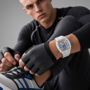 Ceasuri de sport pentru bărbați ONOLA Skeleton cu dată și ace luminoase Rezistente la apă 30 m Carcasă 45 x 51 mm Curea din silicon 6