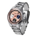 Ceasuri mecanice de lux pentru bărbați Chronograf cu mecanism manual Capac transparent Carcasă 38 mm Sticlă safir Oțel inoxidabil 316L Brățară 14