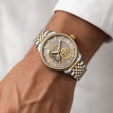 Ceasuri mecanice de lux pentru bărbați cu vizibilitate asupra mecanismului Ace care luminează Carcasă de 42 mm Oțel inoxidabil Brățară 3
