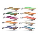 Cebos para calamares 10 unidades 11,5 cm Cangrejos artificiales luminosos con impresión 3D y corona de anzuelos En estuche Para la pesca de calamares 1