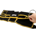Ceinture à outils en deux parties pour électricien Sac à outils à plusieurs poches Organisateur d'outils Tissu résistant Support de ceinture durable 7