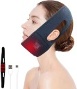 Ceinture Cervicale à Lumière Rouge 78x9 cm Thérapie Lipo Enveloppement contre la Douleur Menton Cou Poignet Bras 660nm 850nm Minuteur 15/30/45 min Charge USB 1