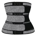 Ceinture de compression pour la perte de poids pour hommes Ceinture de modelage Ceinture amincissante Fermeture à crochets et velcro Soutien 2