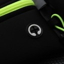 Ceinture de course sportive avec bouteilles porte-bouteilles à plusieurs poches étanche éléments réfléchissants ceinture ajustable pour la course et la randonnée 2