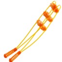 Ceinture de massage avec rouleaux pour le dos et le cou Outil de massage manuel pour la régénération musculaire Aide à relâcher les muscles tendus avec des rouleaux rotatifs de 96 cm 1