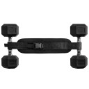 Ceinture de poids pour hip thrust 63 x 13 cm avec sangle réglable et boucle pour attacher deux haltères lors de l'entraînement des fessiers 1