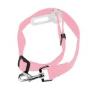 Ceinture de sécurité pour chien dans la voiture Boucle en métal pour verrou de ceinture et mousqueton pour harnais Longueur ajustable 6