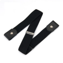 Ceinture élastique ajustable sans boucle Ceinture cachée pour un port confortable dans les pantalons Ceinture en jean pour passants 2