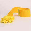 Ceinture élastique pour femme avec fleur 2