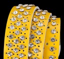 Ceinture en cuir moderne avec des pierres précieuses luxueuses J3049 7