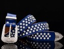Ceinture en cuir moderne avec des pierres précieuses luxueuses J3049 9