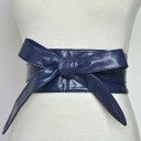 Ceinture en cuir pour femme avec nœud 11