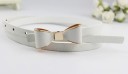 Ceinture en cuir pour femme avec nœud L67 3