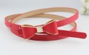 Ceinture en cuir pour femme avec nœud L67 4