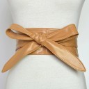 Ceinture en cuir pour femme avec nœud 18