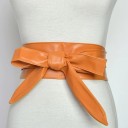 Ceinture en cuir pour femme avec nœud 17