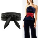 Ceinture en cuir pour femme avec nœud 2