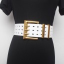 Ceinture en cuir pour femmes L137 2