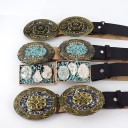 Ceinture en cuir pour femmes L172 1