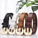 Ceinture en cuir pour femmes L174 2
