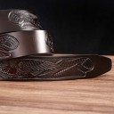 Ceinture en cuir pour homme avec aigle L414 4