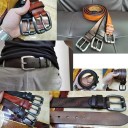 Ceinture en cuir pour homme L297 4