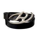 Ceinture en cuir PU 102 x 2,8 cm Ceinture unisexe réglable avec boucle en métal gothique punk Mode rock punk style Accessoires 1